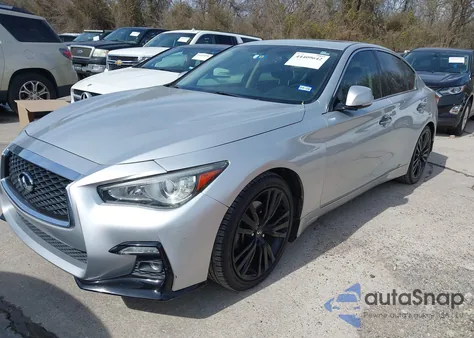 2018 Infiniti Q50 3.0T Sport z USA, uszkodzony, nr VIN JN1EV7AP0JM361074